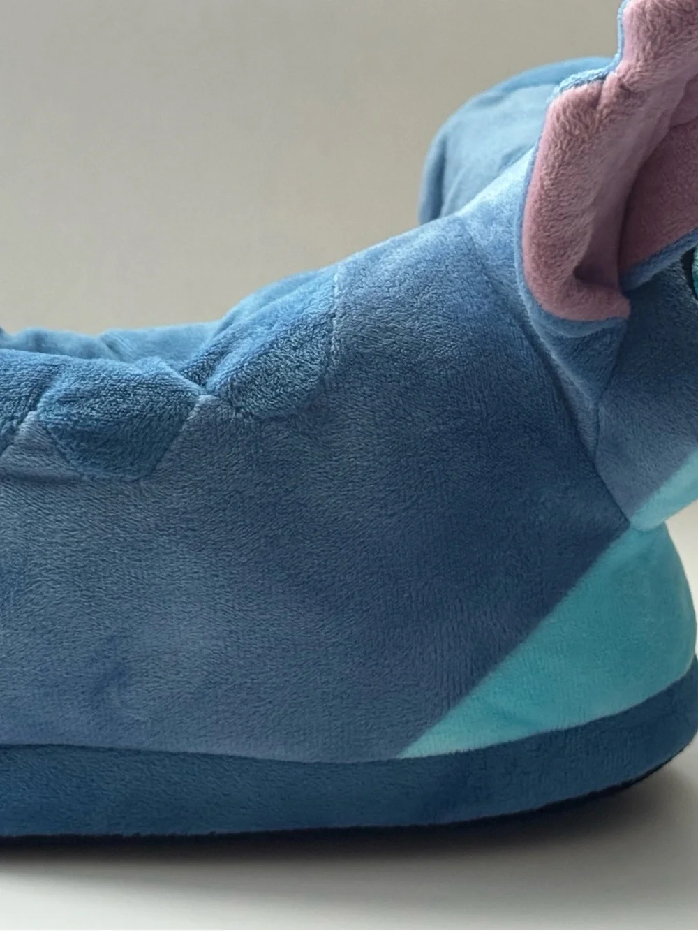 Disney Blue Stitch Plush Bib - Light & Dark Blue